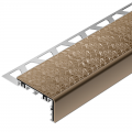 Product Schluter-TREP-V 60 Light Beige Anodised Aluminium Stair Nosing Profile 1.5m