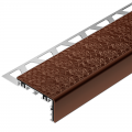 Product Schluter-TREP-V 60 Nut Brown Anodised Aluminium Stair Nosing Profile 3m