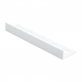 Contract Straight Edge Plastic Tile Trim White