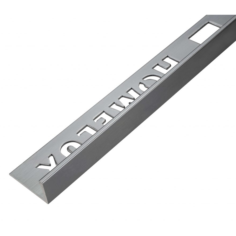Homelux Aluminium Straight Edge Tile Trim Gun Metal Grey 2.5m Premium
