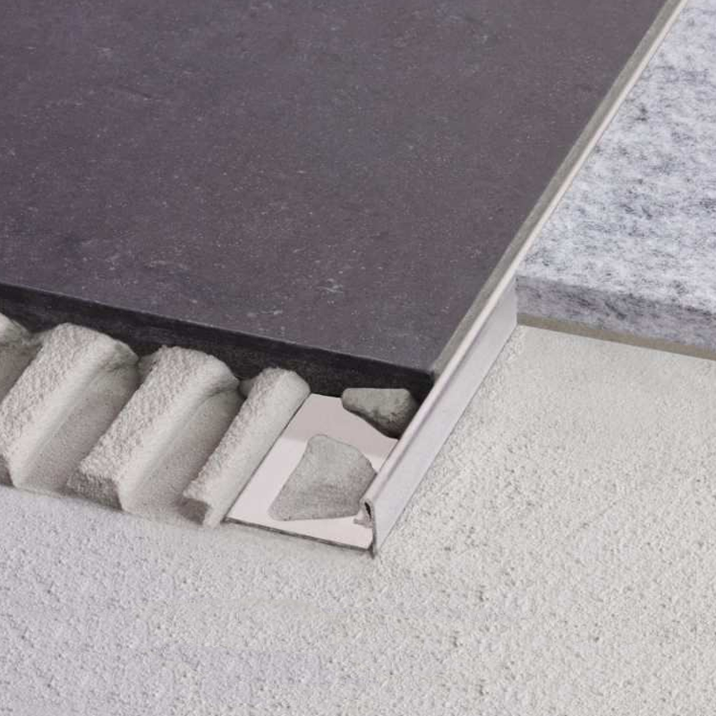 Straight Edge SCHIENEES Stainless Steel V2A by Schluter Premium Tile