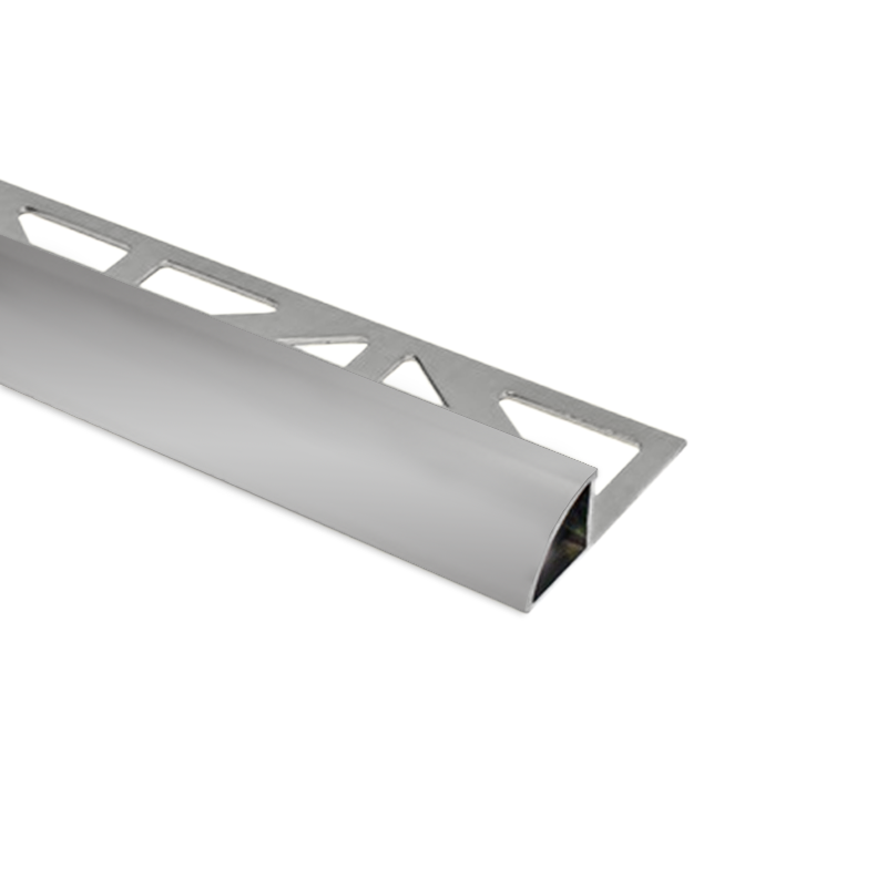 Round Edge Durondell Matt Silver Aluminium Tile Trim By Dural 3m Matt Silver Aluminium Tile Trim