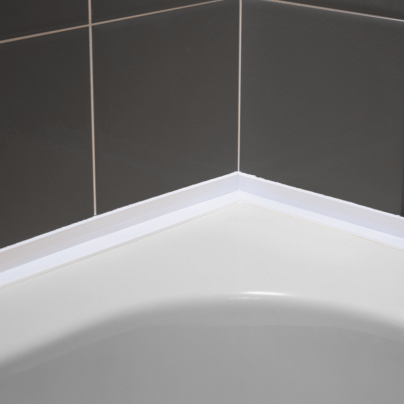 Dural Self Adhesive Over Tile Bath Seal SFL White Buy Bath Seals Online Premium Tile Trim