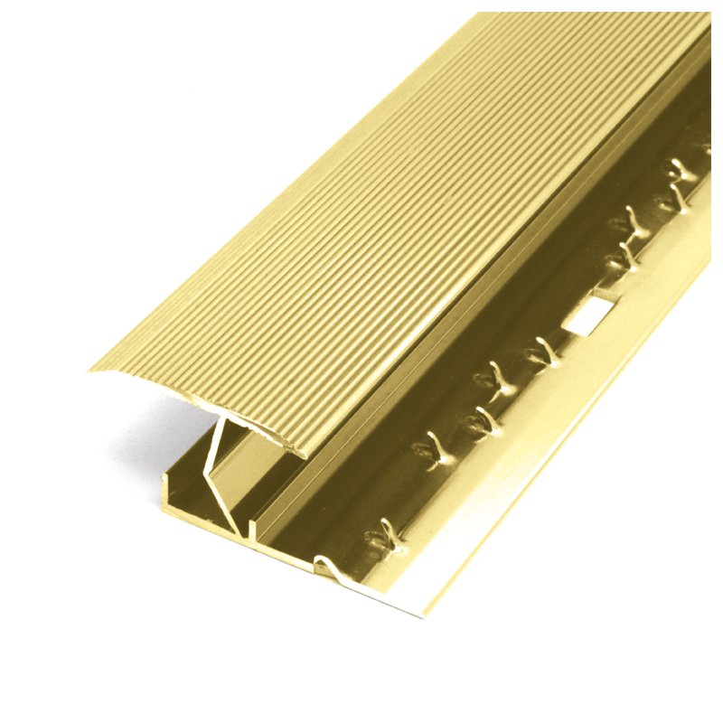 15mm Polished Brass Aluminium Carpet To Tile Z Knock Down Bar Tgs159 Flooring Transitions 15mm Polished Brass Aluminium Carpet To Tile Z Knock Down Bar Tgs159 87